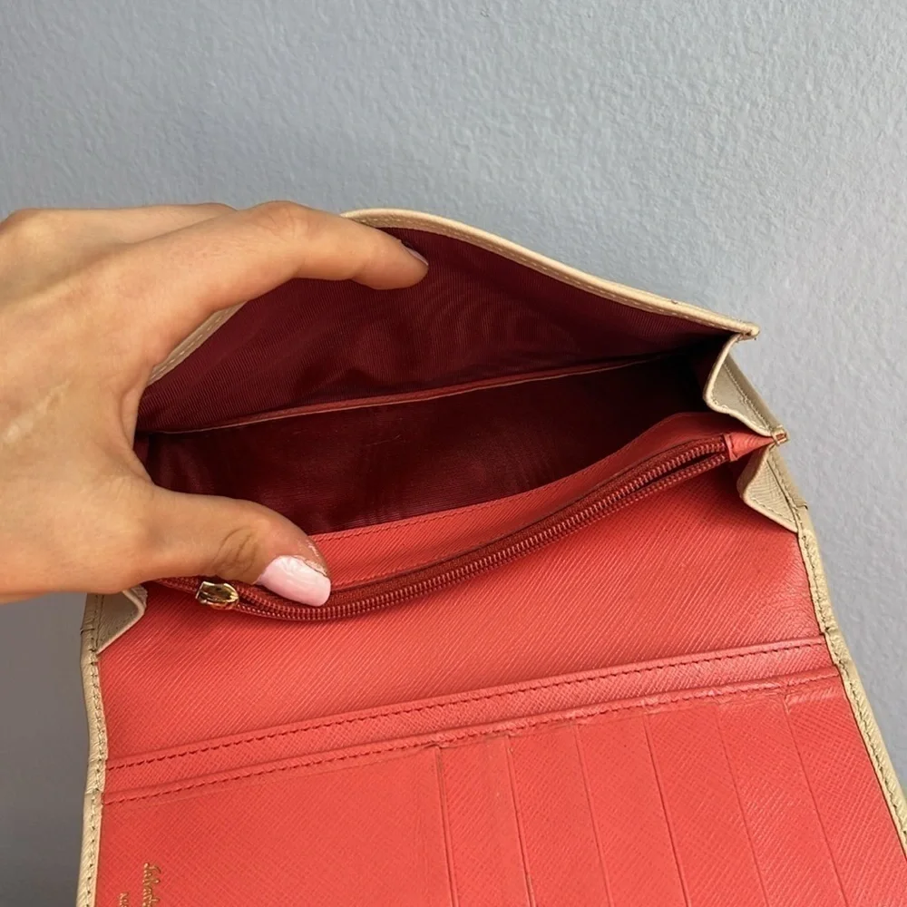 Salvatore Ferragamo Beige Long Wallet